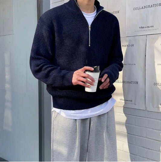 Old Money Half Zip Trui